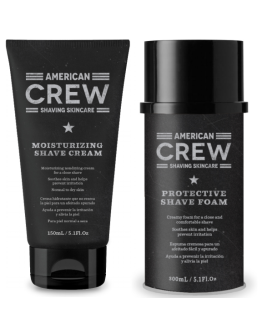 American Crew Gift - Набор для бритья состоящий из пены и крема для бритья