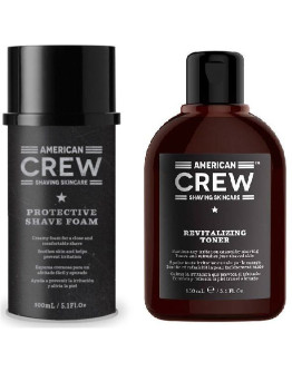American Crew Gift - Набор для бритья состоящий из пены и тоника после бритья