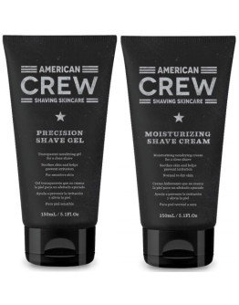 American Crew Gift - Набор для бритья состоящий из прозрачного геля для бритья и крема для бритья