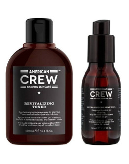 American Crew Gift - Набор для бритья состоящий из масла для бритья и тоника после бритья