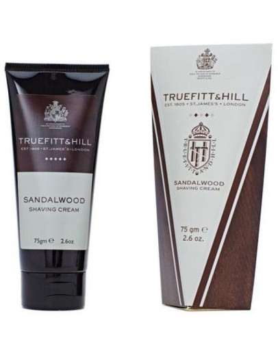Truefitt and Hill Sandalwood Shaving Cream - Крем для бритья Сандал 75 мл