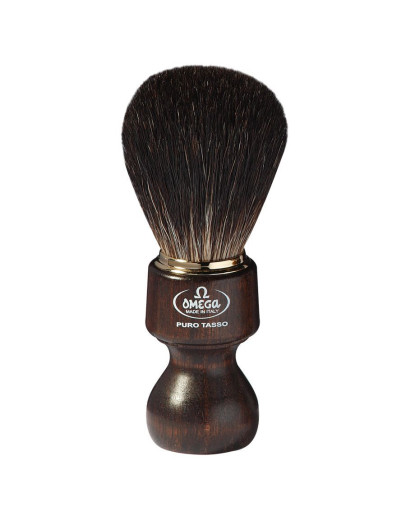 Omega 6126 - Помазок для бритья Ворс барсука Дерево