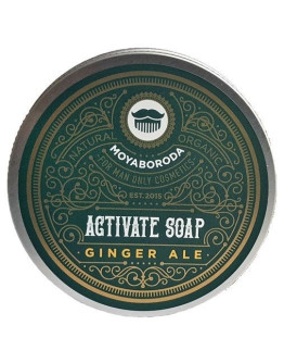 MoyaBoroda Ginger Ale Activare Soap - Мыло-активатор роста бороды Имбирный пряник 60 гр