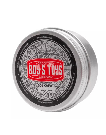 Boy's Toys 101 Karat - Матовая паста сильной фиксации 40 гр