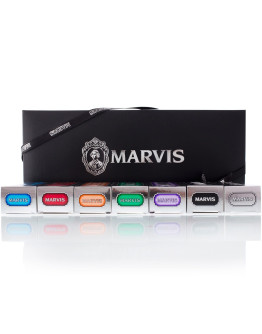 Marvis Gift Set Black - Подарочный набор из 7 зубных паст по 25 мл