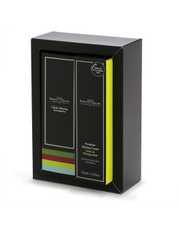 Edwin Jagger GS414SCLPT - Подарочный набор черная смола Т-образный станок