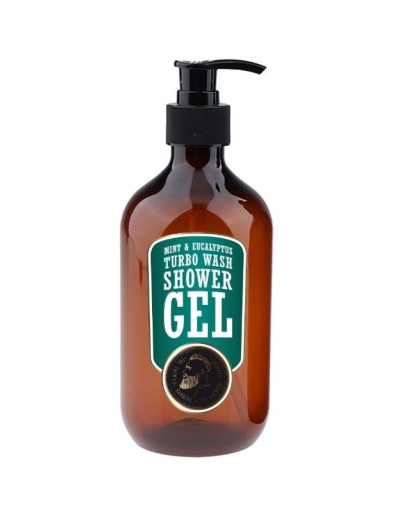 The Chemical Barbers Mint & Eucalyptus Turbo Wash Shower Gel - Освежающий гель для душа с Мятой и Эвкалиптом 300 мл