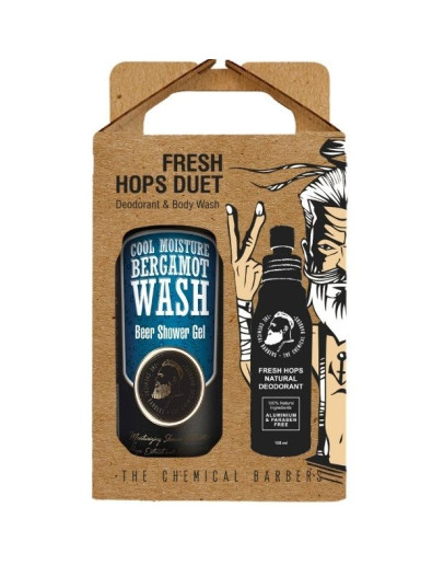 The Chemical Barbers Fesh Hops Duet Kit - Набор Дуэт свежего хмеля Дезодорант Грейпфрут