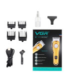VGR Professional Hair Clipper V-181 - Профессиональная машинка для стрижки Золотая