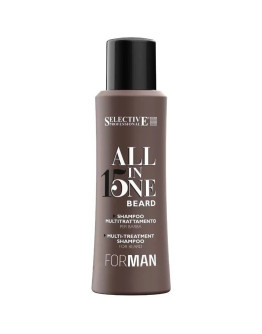 Selective Professional For Man All In One Beard Shampoo - Многофункциональный шампунь для бороды 100 мл