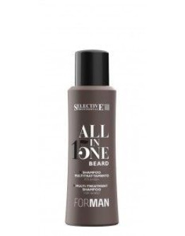 Selective Professional For Man All In One Beard Shampoo & Mask - Набор шампунь 100 мл и маска 100 мл