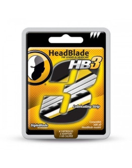 HeadBlade HB3 4 ct Three Blade Replacement Kit - Набор сменных кассет для станка с 3 - мя лезвиями.