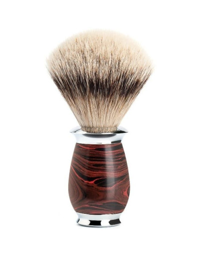 Muehle Purist 091 E 58 - Помазок Барсучий ворс высшей категории Silvertip Эбонит