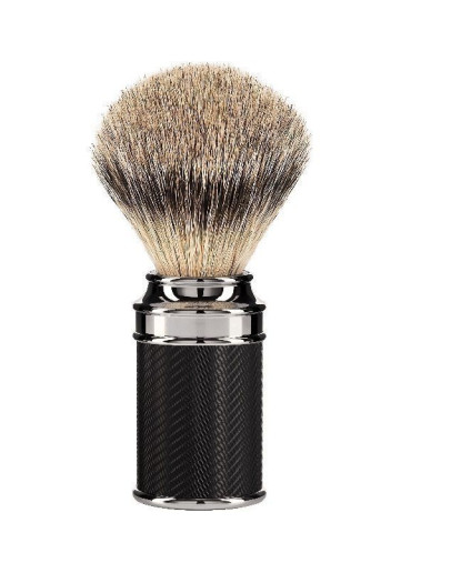 Muehle Traditional 091 M 89 BLACK - Помазок Барсучий ворс высшей категории Silvertip Черный хром