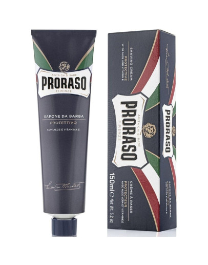 Proraso Protective Aloe Shaving Cream Tube - Крем для бритья Алое вера и витамин Е 150 мл