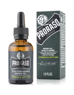 Proraso Cypress & Vetyver Beard Oil - Масло для бороды 30 мл