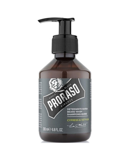 Proraso Cypress & Vetyver Beard Wash - Шампунь для бороды 200 мл