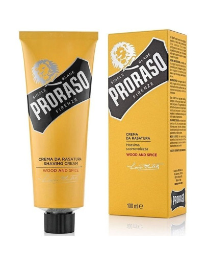 Proraso Wood and Spice Shaving Cream - Крем для бритья 100 мл